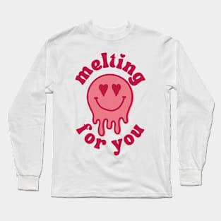 Melting For You Smiley Long Sleeve T-Shirt